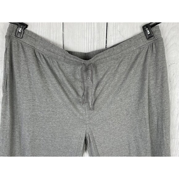 Fruit Of The Loom Men's 4XL Gray Elastic Waist Drawstring Pants with Pockets - Picture 2 of 6